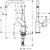 Hansgrohe Focus Single Lever Basin Mixer 240 with Swivel Spout and Pop-Up Waste - Chrome - Unbeatable Bathrooms