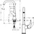 Hansgrohe Focus Single Lever Basin Mixer 240 with Swivel Spout Without Waste - Chrome - Unbeatable Bathrooms