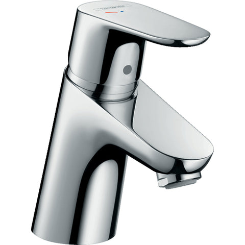 Hansgrohe Focus Single Lever Basin Mixer 70 Coolstart with Pop-Up Waste - Chrome - Unbeatable Bathrooms