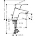 Hansgrohe Focus Single Lever Basin Mixer 70 Coolstart with Pop-Up Waste - Chrome - Unbeatable Bathrooms