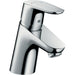 Hansgrohe Focus Single Lever Basin Mixer 70 with Push-Open Waste - Chrome - Unbeatable Bathrooms