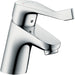 Hansgrohe Focus Single Lever Basin Mixer 70 with Extra Long Handle Without Waste - Chrome - Unbeatable Bathrooms