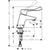 Hansgrohe Focus Single Lever Basin Mixer 70 with Extra Long Handle Without Waste - Chrome - Unbeatable Bathrooms