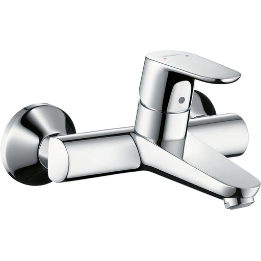 Hansgrohe Focus Single Lever Basin Mixer For Exposed Installation - Chrome - Unbeatable Bathrooms
