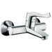 Hansgrohe Focus Single Lever Basin Mixer For Exposed Installation with Extra Long Handle - Chrome - Unbeatable Bathrooms
