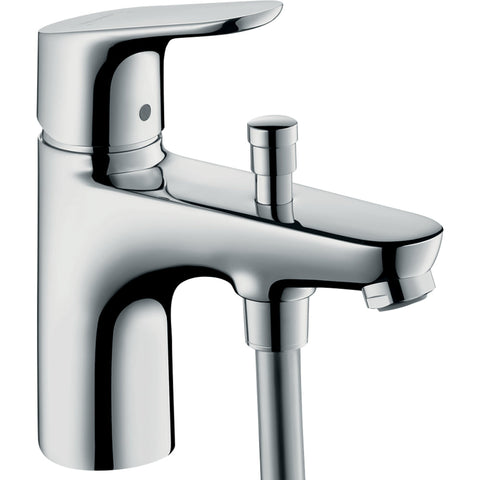 Hansgrohe Focus Single Lever Bath and Shower Mixer Monotrou with 2 Flow Rates - Chrome - Unbeatable Bathrooms