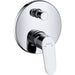 Hansgrohe Focus Single Lever Manual Bath Mixer For Concealed Installation with Integrated Backflow Prevention - Chrome - Unbeatable Bathrooms