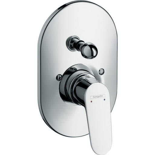 Hansgrohe Focus Single Lever Manual Bath Mixer For Concealed Installation 31947000 - Chrome - Unbeatable Bathrooms