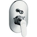 Hansgrohe Focus Single Lever Manual Bath Mixer For Concealed Installation 31947000 - Chrome - Unbeatable Bathrooms