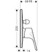 Hansgrohe Focus Single Lever Manual Bath Mixer For Concealed Installation 31947000 - Chrome - Unbeatable Bathrooms