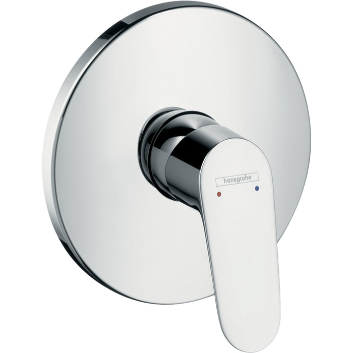 Hansgrohe Focus Single Lever Manual Shower Mixer For Concealed Installation - Chrome - Unbeatable Bathrooms
