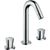 Hansgrohe Logis 3-Hole Basin Mixer 150 with Pop-Up Waste - Chrome - Unbeatable Bathrooms