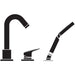 Hansgrohe Logis 3-Hole Rim-Mounted Single Lever Bath Mixer - Chrome - Unbeatable Bathrooms