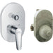 Hansgrohe Logis E Manual Bath Mixer Set For Concealed Installation - Chrome - Unbeatable Bathrooms