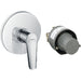 Hansgrohe Logis E Manual Shower Mixer Set For Concealed Installation - Chrome - Unbeatable Bathrooms
