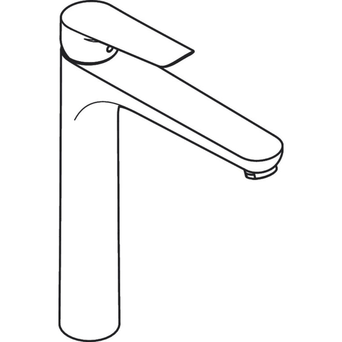 Hansgrohe Logis E Single Lever Basin Mixer 230 with Pop-Up Waste - Chrome - Unbeatable Bathrooms