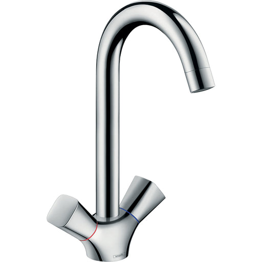 Hansgrohe Logis M31 2-Handle Kitchen Mixer 220, Single Spray Mode - Chrome - Unbeatable Bathrooms