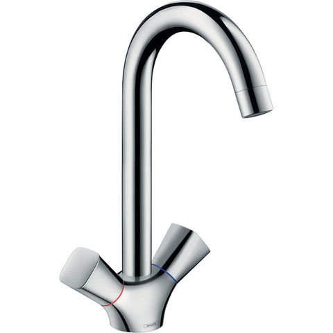 Hansgrohe Logis M31 2-Handle Kitchen Mixer 220, Single Spray Mode - Chrome - Unbeatable Bathrooms