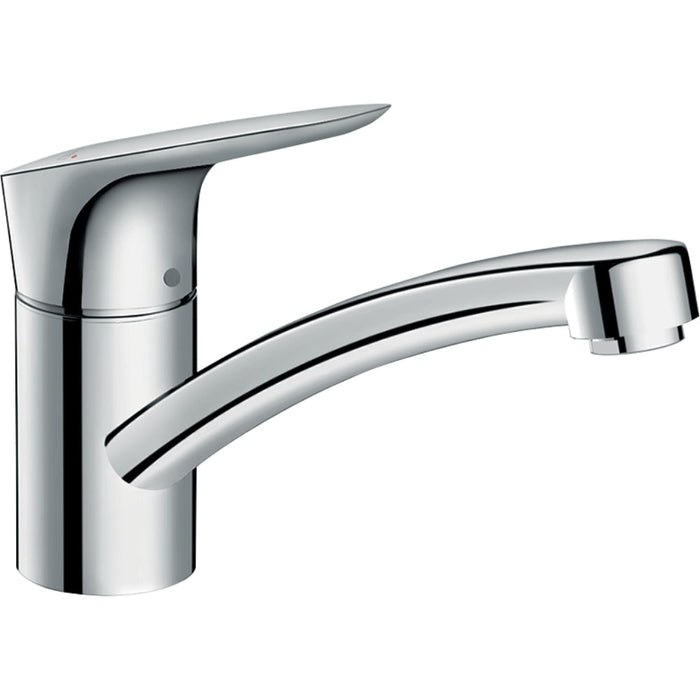 Hansgrohe Logis M31 Single Lever Kitchen Mixer 120, Single Spray Mode - Chrome - Unbeatable Bathrooms