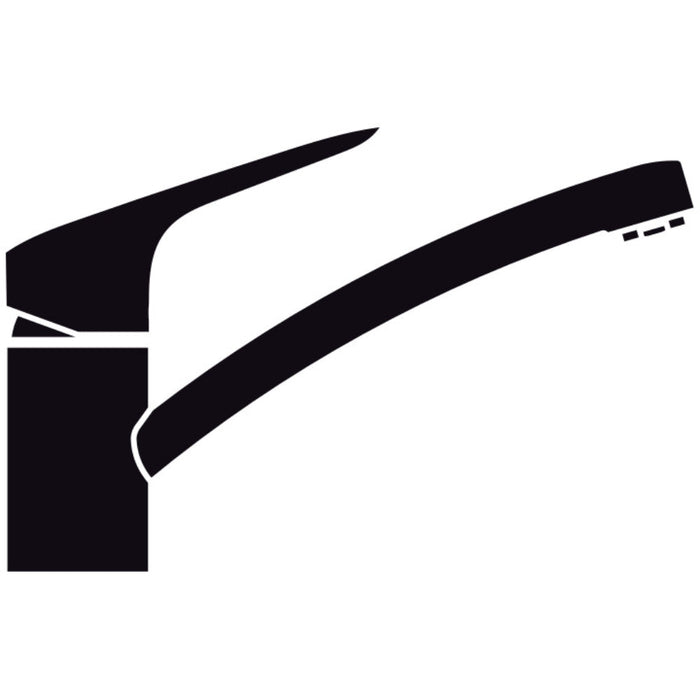 Hansgrohe Logis M31 Single Lever Kitchen Mixer 120, Single Spray Mode - Chrome - Unbeatable Bathrooms