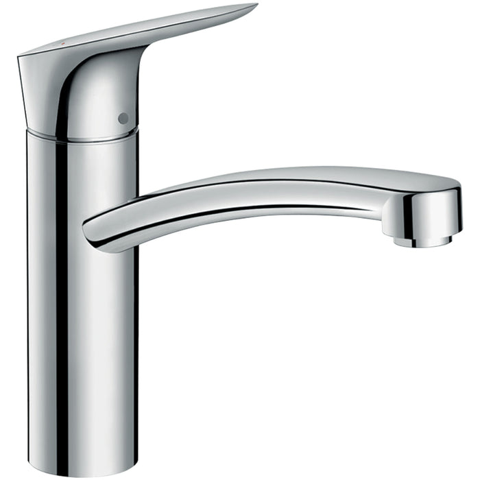 Hansgrohe Logis M31 Single Lever Kitchen Mixer 160, Single Spray Mode - Chrome - Unbeatable Bathrooms