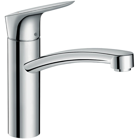 Hansgrohe Logis M31 Single Lever Kitchen Mixer 160, Single Spray Mode - Chrome - Unbeatable Bathrooms