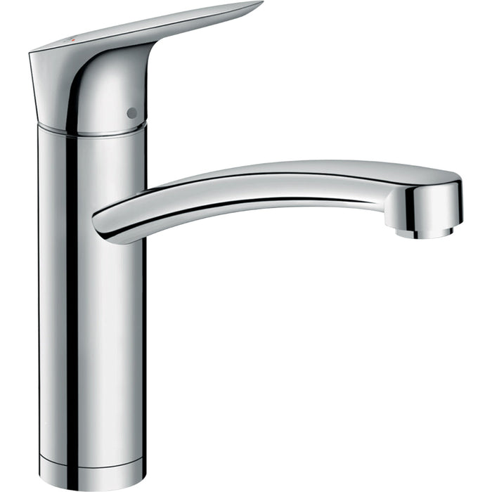 Hansgrohe Logis M31 Single Lever Kitchen Mixer 160 with Collapsible Body, Single Spray Mode - Chrome - Unbeatable Bathrooms