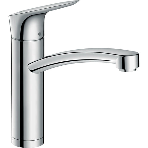 Hansgrohe Logis M31 Single Lever Kitchen Mixer 160 with Collapsible Body, Single Spray Mode - Chrome - Unbeatable Bathrooms