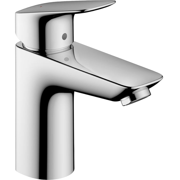 Hansgrohe Logis Single Lever Basin Mixer 100 Lowpressure Min. 0.2 Bar Without Waste - Chrome - Unbeatable Bathrooms