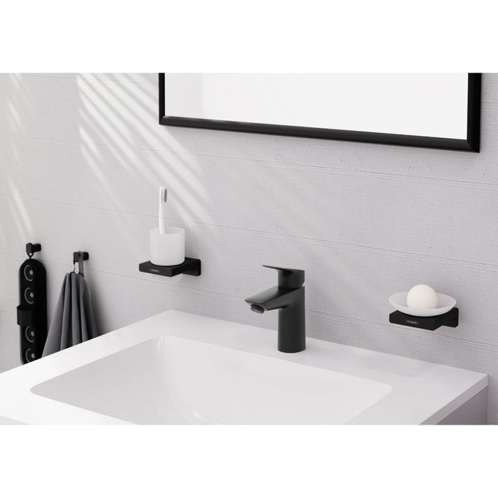 Hansgrohe Logis Single Lever Basin Mixer 100 with Push-Open Waste - Unbeatable Bathrooms