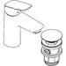Hansgrohe Logis Single Lever Basin Mixer 100 with Push-Open Waste - Unbeatable Bathrooms