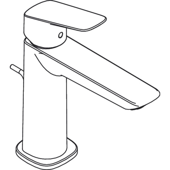 Hansgrohe Logis Single Lever Basin Mixer 110 Fine Coolstart with Pop-Up Waste Set - Unbeatable Bathrooms