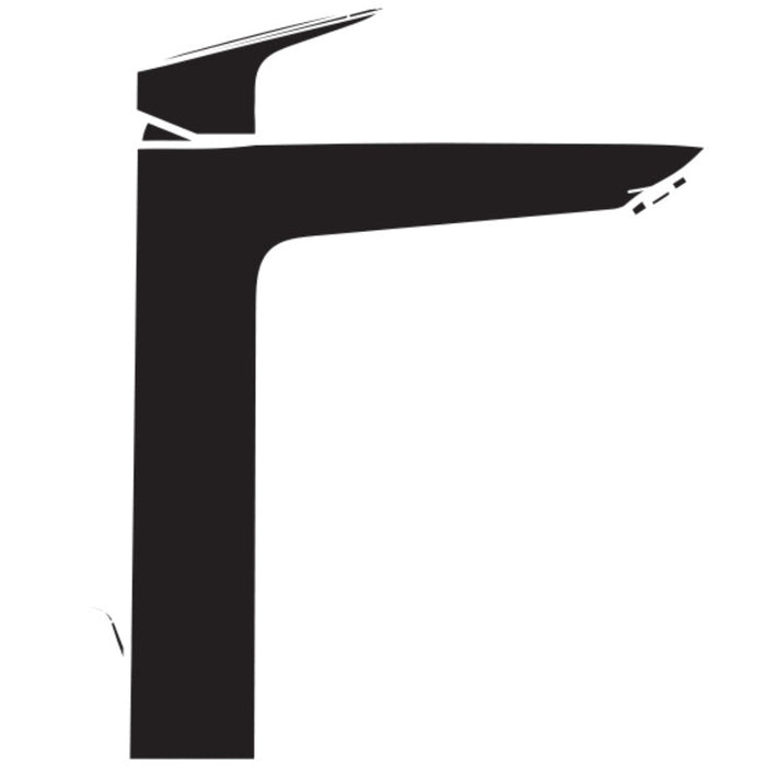 Hansgrohe Logis Single Lever Basin Mixer 190 with 2 Flow Rates and Pop-Up Waste - Chrome - Unbeatable Bathrooms