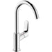 Hansgrohe Logis Single Lever Basin Mixer 210 with Swivel Spout and Pop-Up Waste - Unbeatable Bathrooms