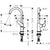 Hansgrohe Logis Single Lever Basin Mixer 210 with Swivel Spout and Pop-Up Waste - Unbeatable Bathrooms