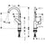 Hansgrohe Logis Single Lever Basin Mixer 210 with Swivel Spout Without Waste - Unbeatable Bathrooms