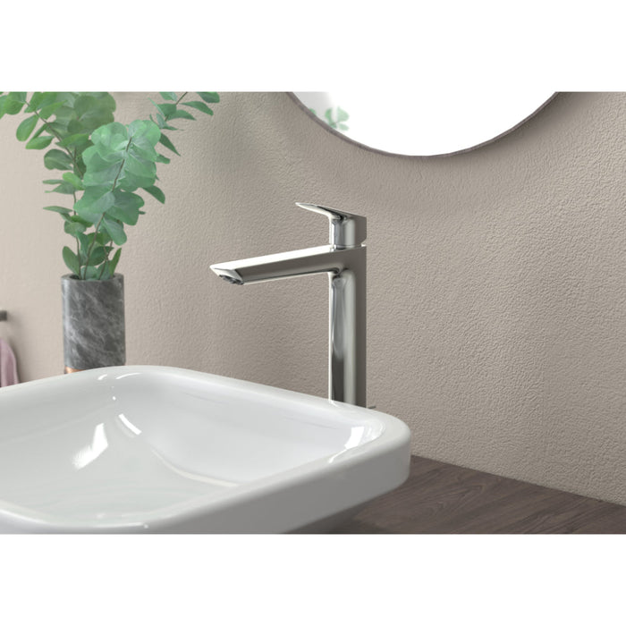 Hansgrohe Logis Single Lever Basin Mixer 240 Fine Without Waste Set - Unbeatable Bathrooms