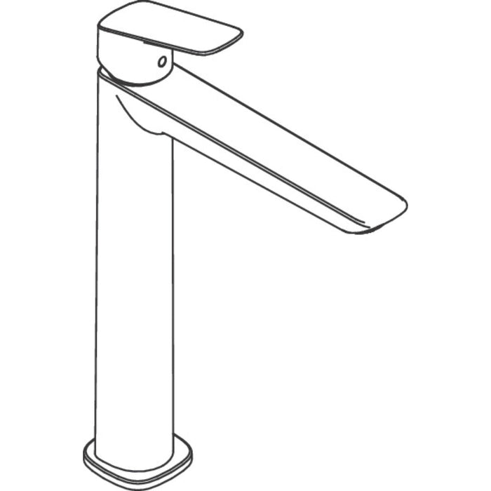 Hansgrohe Logis Single Lever Basin Mixer 240 Fine Without Waste Set - Unbeatable Bathrooms
