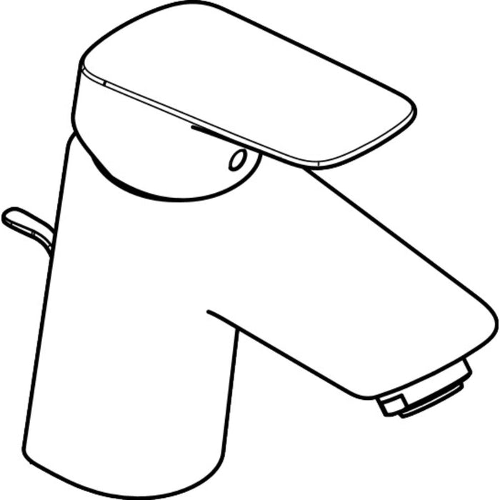 Hansgrohe Logis Single Lever Basin Mixer 70 with Pop-Up Waste - Chrome - Unbeatable Bathrooms