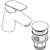 Hansgrohe Logis Single Lever Basin Mixer 70 with Push-Open Waste - Unbeatable Bathrooms