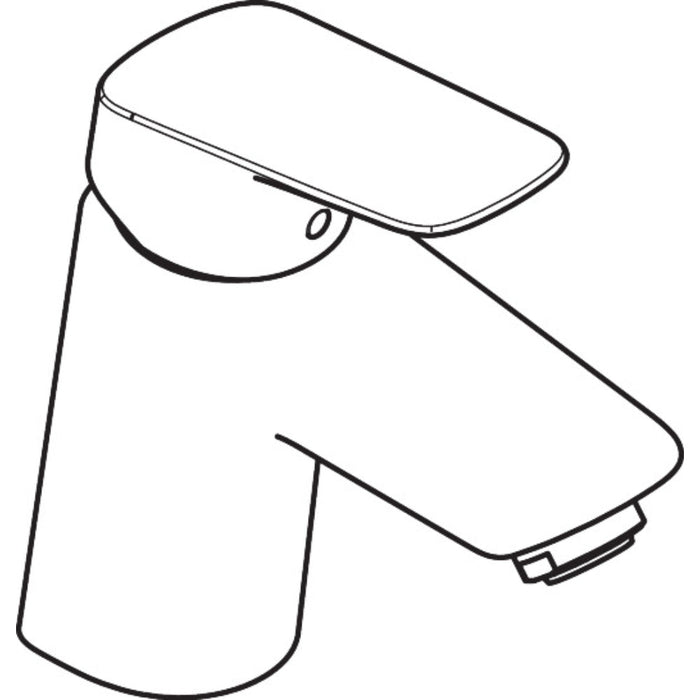 Hansgrohe Logis Single Lever Basin Mixer 70 with Push-Open Waste - Unbeatable Bathrooms