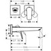 Hansgrohe Logis Single Lever Basin Mixer For Concealed Installation Fine Wall-Mounted with Spout 20,5 cm - Unbeatable Bathrooms