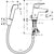 Hansgrohe Logis Single Lever Basin Mixer with Bidet Spray and Shower Hose 160 cm - Chrome - Unbeatable Bathrooms