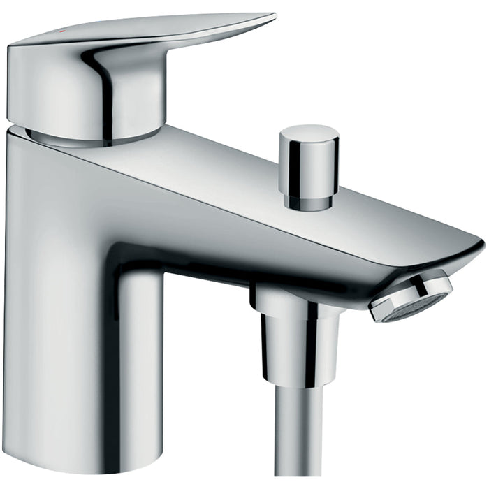 Hansgrohe Logis Single Lever Bath and Shower Mixer Monotrou with 2 Flow Rates - Unbeatable Bathrooms
