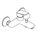 Hansgrohe Logis Single Lever Manual Bath Mixer For Exposed Installation with 2 Flow Rates - Chrome - Unbeatable Bathrooms