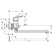 Hansgrohe Logis Single Lever Manual Bath Mixer with Long Spout - Chrome - Unbeatable Bathrooms