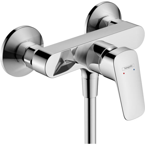 Hansgrohe Logis Single Lever Manual Shower Mixer For Exposed Installation with 2 Flow Rates - Unbeatable Bathrooms