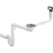 Hansgrohe Manual Waste and Overflow Set For Single Bowl - Stainless Steel - Unbeatable Bathrooms