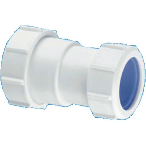 Hansgrohe Mcalpine S28L-Iso Multifit Straight Connector 1&frac14; Inches X 32 mm to Connect Uk Waste Pipe to European Dimensions - Unbeatable Bathrooms