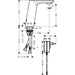 Hansgrohe Metris S Electronic Basin Mixer with Temperature Control and Mains Connection 230 V - Chrome - Unbeatable Bathrooms